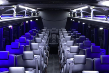 Pittsburgh Charter Bus Interior