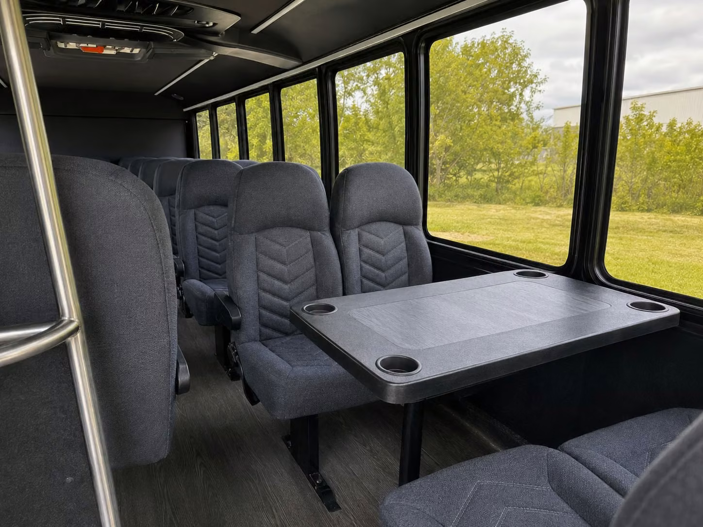 18 passenger minibus inside