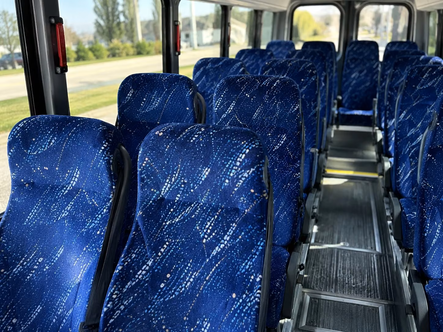 18 passenger minibus interior