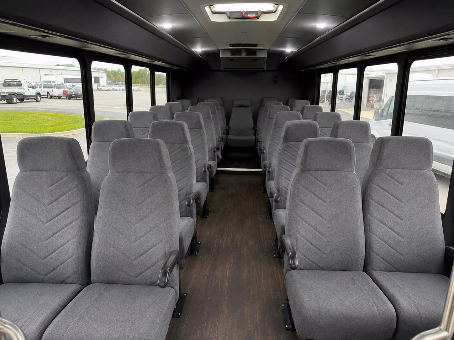 20 passenger minibus inside