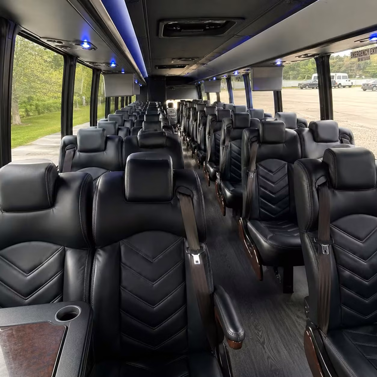 25 passenger minibus inside