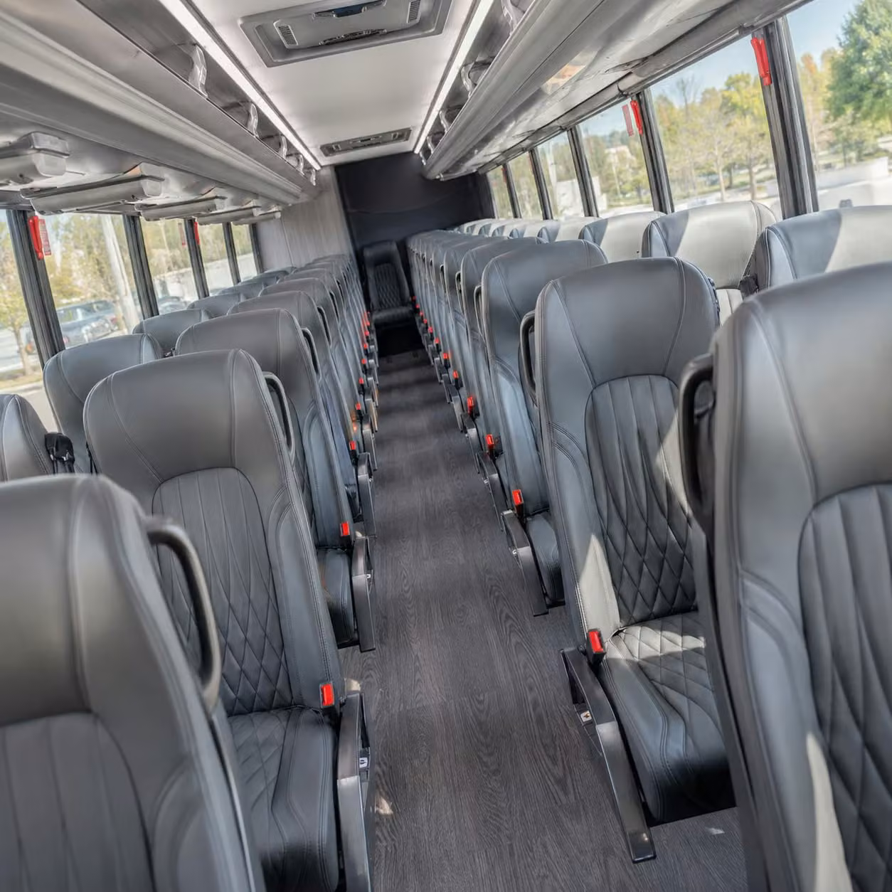 28 passenger minibus inside