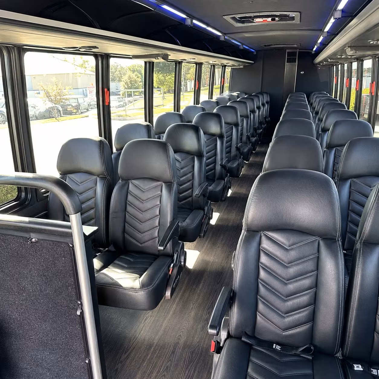 28 passenger minibus interior