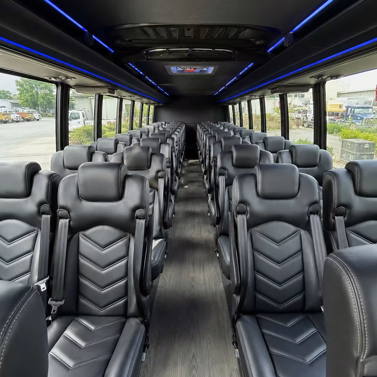 30 passenger minibus interior