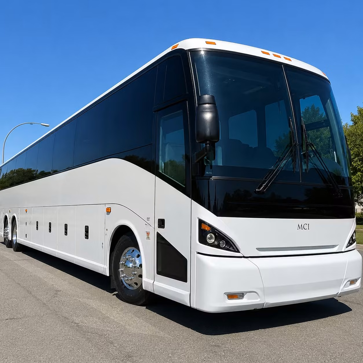 56 passenger charter bus